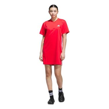 Imagem de adidas Vestido feminino esportivo artesanal, Rubi puro, P