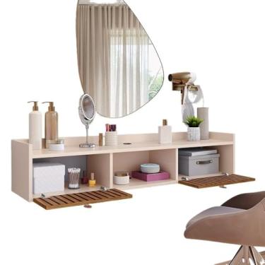 Imagem de Penteadeira Camarim MakeUp Maquiagem Suspensa(VEGAS OFF/RIPADO)