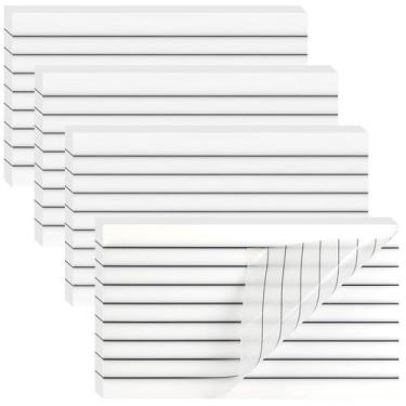 Imagem de Sticky Notes SYMDROMIA, forrado grande, transparente, 3 x 5 polegadas,