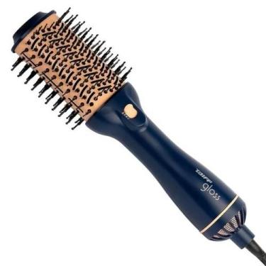 Imagem de Escova Secadora Taiff Gloss Bivolt Rose E Blue 3 Em 1 1200w