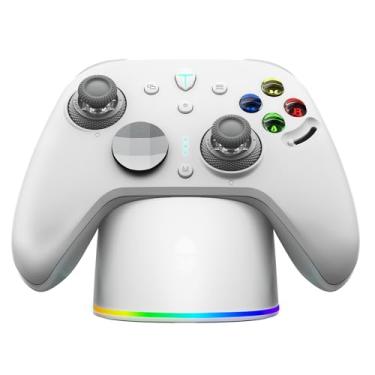 Imagem de Thunderobot G80TS Wireless Controller for PC/Switch/Switch 2/Android/iOS, TMR Joystick, Dual TMR Triggers, Optical Buttons, 1000Hz Polling Rate, RGB Backlight (Black) [video game]