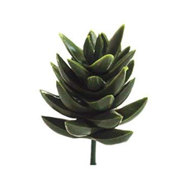 Imagem de Suculentas artificiais, JUSTDOLIFE suculentas artificiais faça-você-mesmo mini plantas suculentas artificiais realistas para decoração de casa de casamento