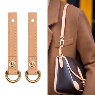 Imagem de Bolsa de luxo com clipe de proteção para alça de ombro - fivela antidesgaste para alça de ombro Lv Diane, bolsa de couro de flor integral premium com proteção de ferragens