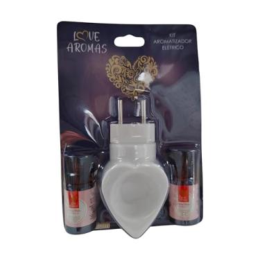 Imagem de Kit Difusor Elétrico com 2 Essências Aromáticas Doçura Suave 110/220 Branco