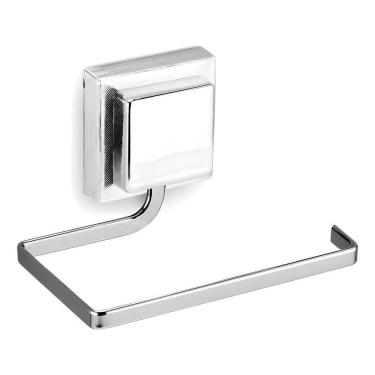 Imagem de 2X Suporte Para Rolo Piatina Cromado Fixação Por Adesivo 132