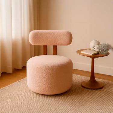 Imagem de Poltrona Lotus, Conforto Premium, Estilo e Sofisticação (Rosa Claro)