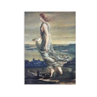 Imagem de Edward Burne Jones Impressões de arte pintura de estrela noturna em tela famosa arte de parede Edward Burne Jones decoração de parede para quarto sala de estar banheiro pôster 100 x 70 cm (83.8x71.1