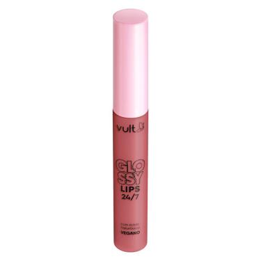 Imagem de Gloss Labial Vult Glossy Lips 24/7 Cor Rosa 5,2ml