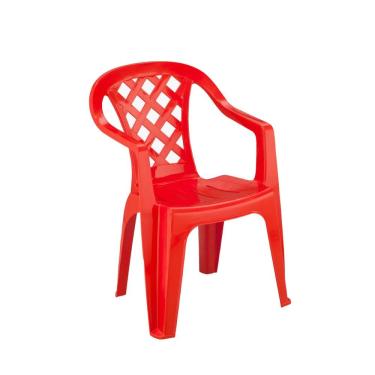 Imagem de Cadeira Plástica Empilhável Giorgia Vermelha Pisani