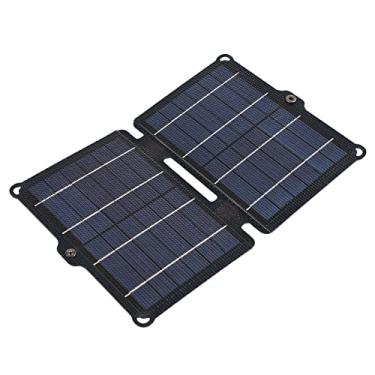 Imagem de Matybobe 13W 5V Painel Solar Dobrável Portátil Energia Solar Monocristalino Carregador Solar Mini Módulo Solar de Alta Eficiência com Saída USB Dupla