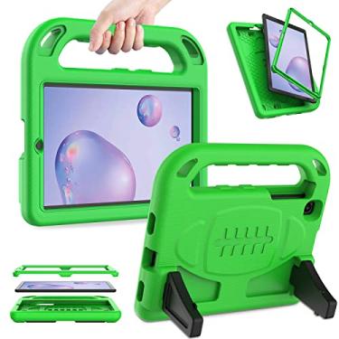 Imagem de Capa infantil AVAWO para Samsung Galaxy Tab A 8.4 SM-T307 (2020) – Protetor de tela integrado – Capa para Galaxy Tab A de 8,4 polegadas com suporte leve e conversível para Galaxy Tab A 2020, verde