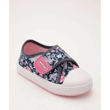 Imagem de Tênis Infantil Casual Estampado tiras autocolantes Pimpolho-78083, 24,