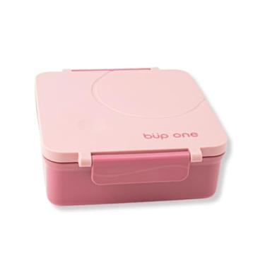Imagem de Bento Box 3 Divisorias com Pote Termico Organizador de Alimentos Infantil com Travamento Seguro - Rosa