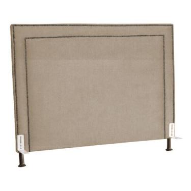 Imagem de Cabeceira para Cama Box Quarto Casal Super King 195cm Viviane Suede - 