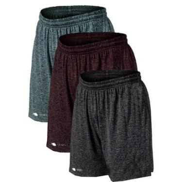Imagem de Kit 3 Shorts Bermuda Plus Size Dry Academia Treino-Masculino