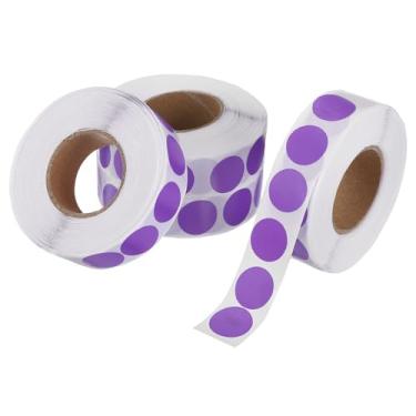 Imagem de PATIKIL 4000 peças de adesivos coloridos de 4 rolos, adesivos circulares de 1,3 cm, etiqueta de codificação de etiqueta de preço para escritório, negócios, quintal, venda, garagem, decoração de casa