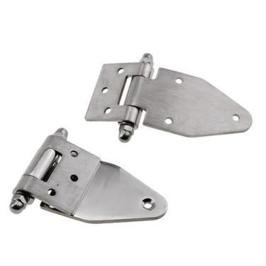 Imagem de Dobradiças de aço inoxidável 304 para portas de freezer, reforçadas, com rolamen