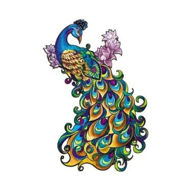 Imagem de Quebra-Cabeça De Madeira De Animais Para Adultos E Crianças, Alta Qual