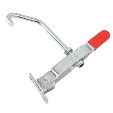 Imagem de ZJchao J Gancho Alavanca Braçadeira Resistente Ajustável Puxar Trava para Porta Caso Tronco Fumante Tampa Feita de Ferro Galvanizado Tamanho 21.5x5x4.3cm