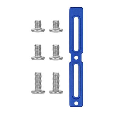 Imagem de Qraatosi Adaptador para Suporte de Garrafa de Bicicleta, Ajustador de Furo para Suporte de Garrafa, Elegante, Leve E Fácil de Instalar para Bicicletas de Monta, Azul 13.3 Cm