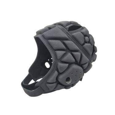Imagem de MotiveTech Capacete de futebol americano com proteção multifuncional para a cabeça, ideal para skate, hóquei, futebol e lacrosse. Ideal para crianças, L