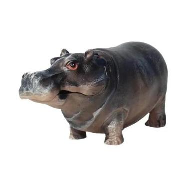 Imagem de Decoração De Aquário Hippo Bubble Com Bomba De Ar Aerador Para Oxigena