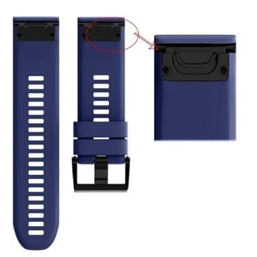 Imagem de KAPPDE 20 22 26mm pulseira de relógio de silicone para Garmin Fenix 5X 5 5S Plus 6X 6 6S Pro 935 3 3HR Enduro D2 relógio pulseira de liberação rápida (Cor: E, Tamanho: 26mm Descent Mk1 MK2)