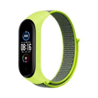 Imagem de Pulseira De Nylon Respirável Para Xiaomi Mi Band 7 6 5 4 3 8, Pulseira