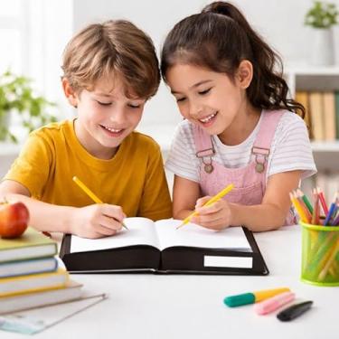 Imagem de Caderno Universitário Costurado 1 matéria 96 Folhas - Preto