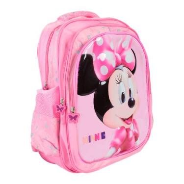 Imagem de Mochila Escolar Infantil Menina Desenho Personagem 3D Tam G - Plike
