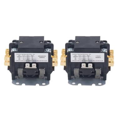 Imagem de Contator AC Ar Condicionado Contator 40 Amp 2 Pólos Liga Prata Contato Bobina de Cobre Contator (Cor: 220v)