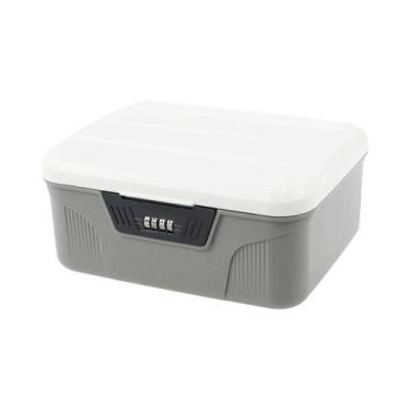 Imagem de Cofre Digital Portátil De Plástico Para Armazenamento De Dinheiro E Jo