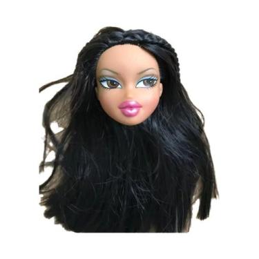Imagem de Cabeças De Bonecas Bratz Versão Rara 2001, Pele Branca E Marrom, Cabel