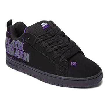 Imagem de DC Shoes Tênis masculino manual de skate, Preto/Preto/Cinza, 10.5