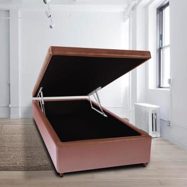 Imagem de Base Box Baú Solteiro 88x188x46cm Luana Multimóveis Cr35380 Castor