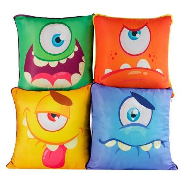 Imagem de Kit De Almofadas Cheias Innovative Monstrinhos 04 Peças