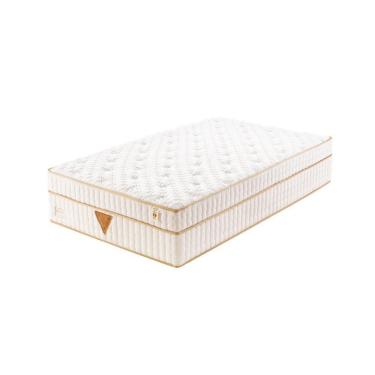 Imagem de Colchão Qgel Pocket - Latex Com Cobre Sobre Molas Medida Solteiro 88x188cm Opcionais Sem Opcionais