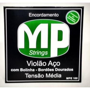 Imagem de Encordoamento Aço Mp Para Violão - Tensão Media .011