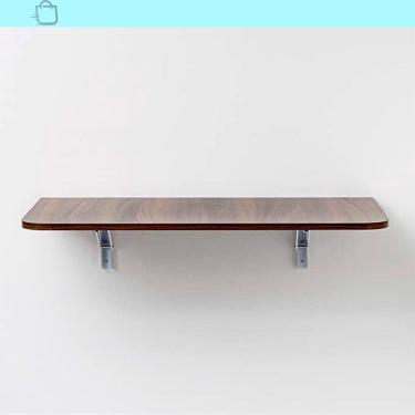Imagem de Mesa Retrátil De Parede Dobrável Reforçada 80x41cm Castanho