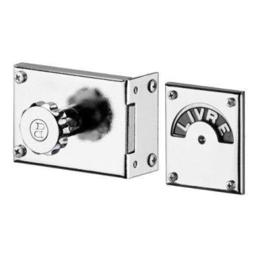 Imagem de Fechadura Livre Ocupado Cromado Soprano