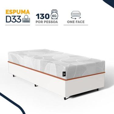 Imagem de Cama Box com Colchão de Espuma D33 Enrolado Sonno Full Umaflex Solteir