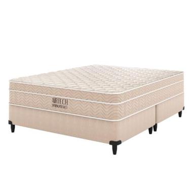 Imagem de Cama Box King Size 193x203x61cm com Colchão Molas Ensacadas Ortobom Ai