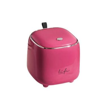 Imagem de Escaninho de mesa Lata de lixo pequena de plástico de luxo moderna com