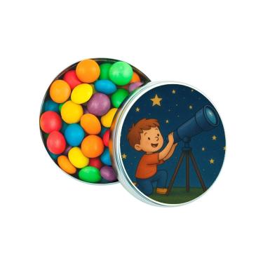 Imagem de Latinha Lembrancinha Personalizada Telescópio Kids