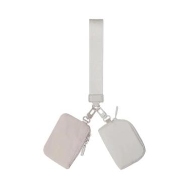 Imagem de Carteira Mini Feminina Com Zíper E Chaveiro 2 Peças, Porta-Moedas Port