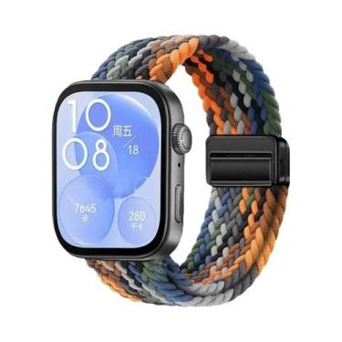 Imagem de Pulseira Magnética De Nylon Trançado Para Huawei Watch Fit 4 pro Fit 3