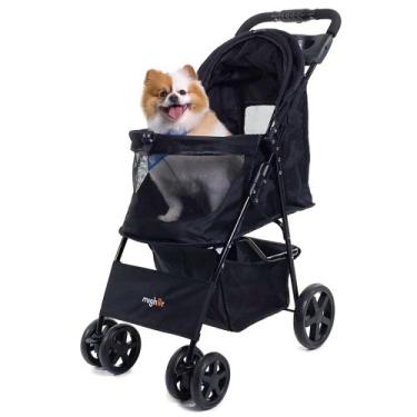 Imagem de Carrinho de passeio para Pet, animal de estimação, cachorro, cão, gato