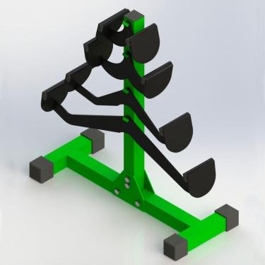 Imagem de Kit Barra de Pulley 4 posições - Completo-Unissex