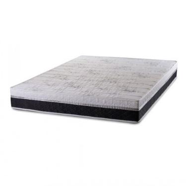 Imagem de Colchão Espuma Imperador Queen D26 158x198x21cm Preto Cinza Hellen Estofados e Colchões