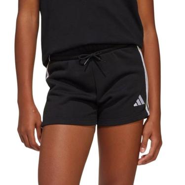 Imagem de Shorts Adidas Essentials Três Listras Infantil - Preto 14-15-Masculino